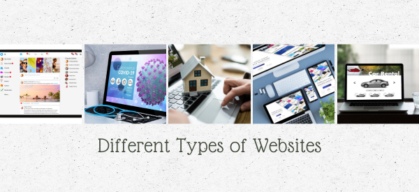 Different type of website